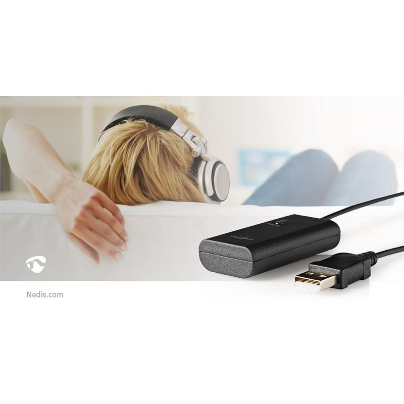 Nedis BTTR050BK Bluetooth® Transmitter | Connection Input: 1x AUX /