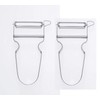 Zena Swiss OTHER 2 Pack-Swiss Star Vegetable Peeler, Carbon Steel