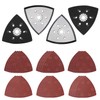 4 Pieces 93mm Triangle Sanding Plate, Fine Sanding Plate, Multitool