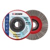YDROWN 5 Inch Diamond Grinding Electroplated Flap Disc for Glass