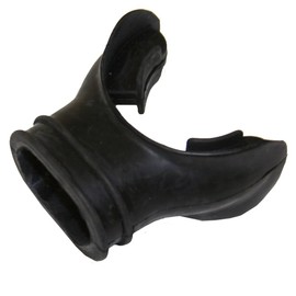 JCS Silicone Regulator Mouthpiece – Universal Fit, Durable & Comfortable – Available in 6 Colors – Premium Silicone for Scuba Diving, Black