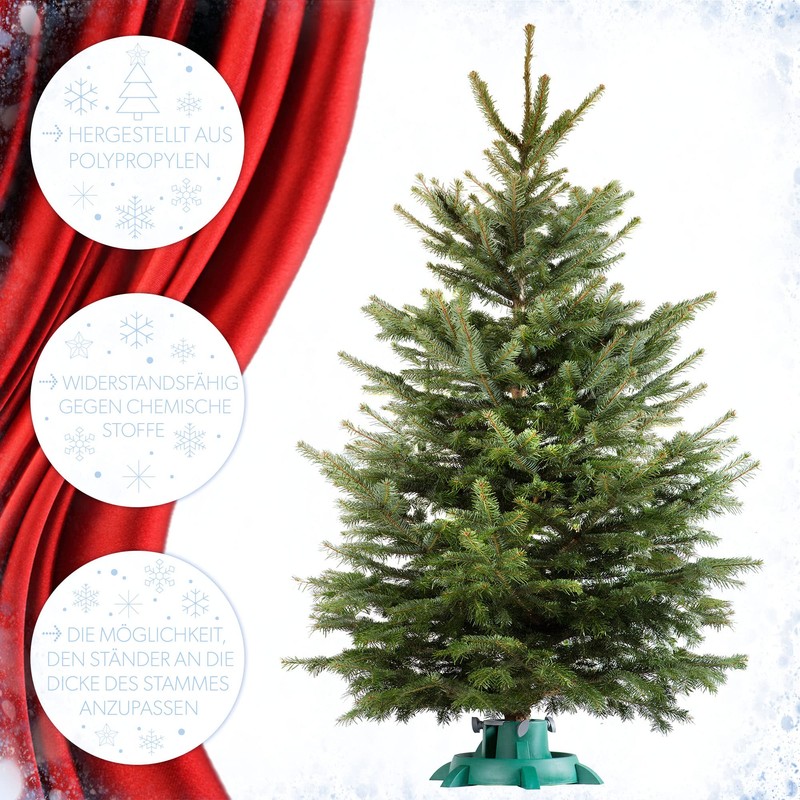 KADAX Christmas Tree Stand with Water Tank, Modern & Stable