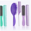 Ipetboom 8pcs Assorted Massage Combs Set Scalp Hairbrushes for Home