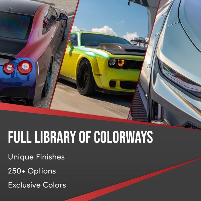 Tinybot Vinyl Automotive Vehicle Wrap Swatch Sample Book Deck