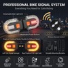2 Pack Bike Turn Signals,Wireless Bicycle Tail Light USB Rechargeable