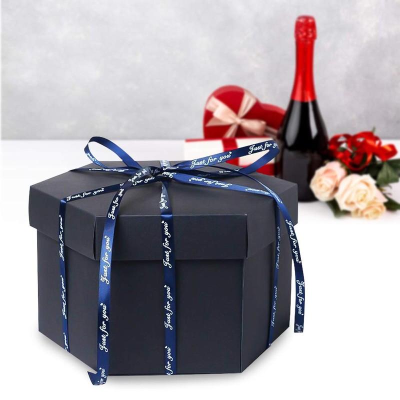 LinTimes DIY Photo Album Creative Surprise Box Folded Photo Album