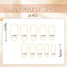 Shimmerz 24 Pieces Medium Length French Tip False Nails Leopard Print Pink Flower Nail Art Designs Cute Leopard Nails 3D Flowers For Ladies