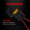 Ampper 4 Lead Wiring Harness for LED Rock Lights, LED