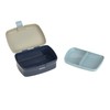 LÄSSIG Children's Lunch Box with Removable Dividers, BPA-Free/Cloud