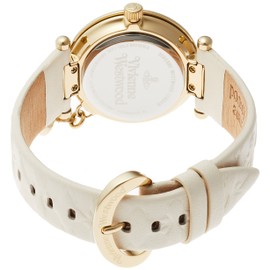 Vivienne Westwood VV006WHWH Women's Wristwatch, White Dial, White Leather, Dial color - white, Watch Orb, Charm, Classic Model