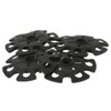SONONIA Trekking Pole Hiking 4pcs Replacement Rubber Snowflake Snow Basket