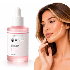 WEUD Serum Coreano Original, Serum Facial con Salmon DNA PDRN, Multi Péptido, Niacinamida, Cuidado Antiedad y Reparador, Reafirman, Ilumina la Pie, Su