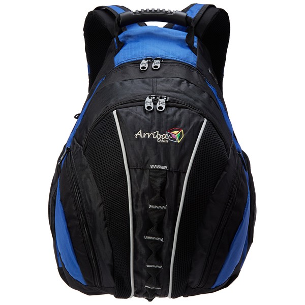 Arriba Cases LS-500 Blue and Black Deluxe padded Backpack
