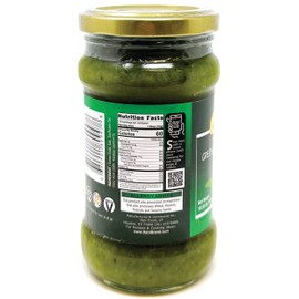 Asian Kitchen Green Chilli Cooking Paste 10.58oz (300g) Glass Jar ~ Vegan | Gluten Free | NON-GMO | No Colors | Indian Origin