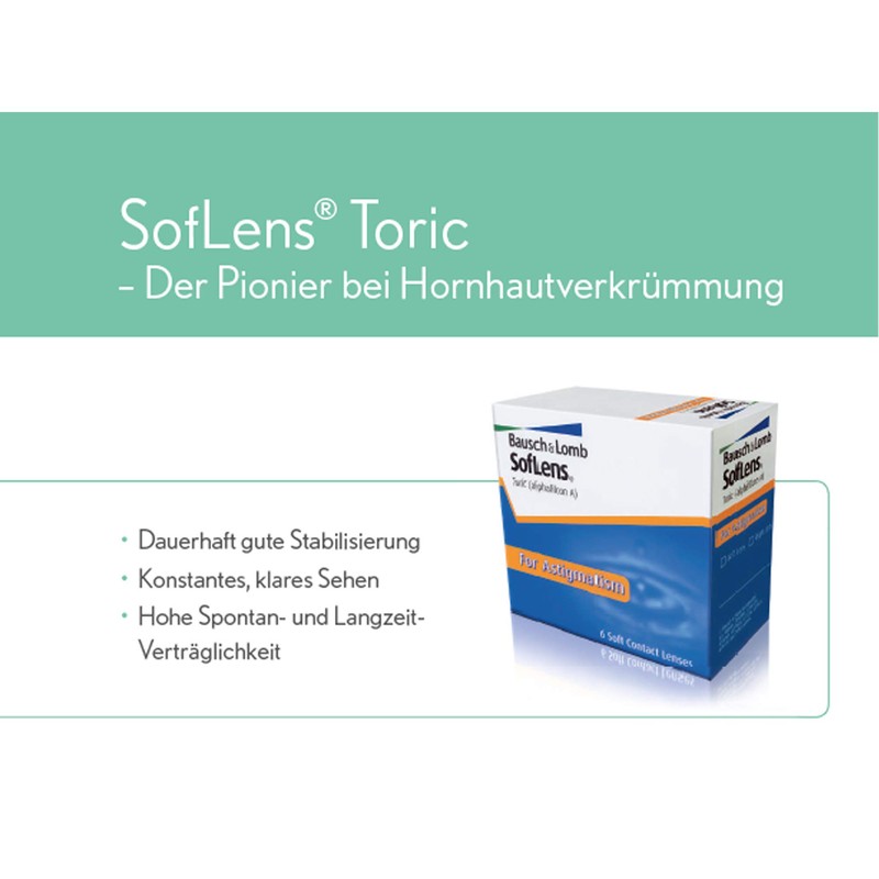 SofLens Toric Soft Monthly Lenses