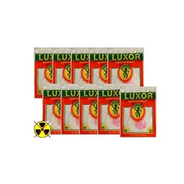 Luxor 10 x Original 100 CP / 2-Hole for Gas Lamp and Gas Lantern - Asbestos-Free Non-Radioactive