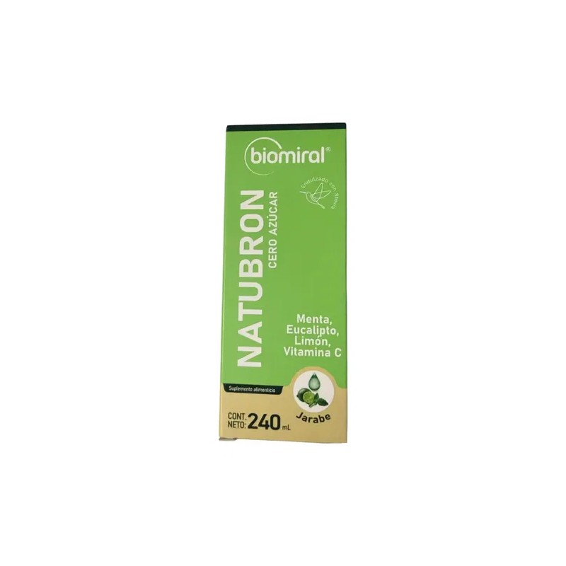 Natubron Cero Azúcar Jarabe Suplemento Eucalipto 240 Ml