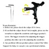 NoxDyn Bow Release for Compound Bow, 4-Finger Archery Release 360°