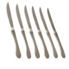 6-Piece Matte Original Stainless Steel Serrated Dinner Knives