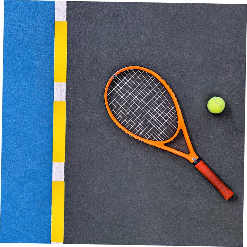 Mikinona 4pcs Tennis Court Line Markers Flat Disc Markers for