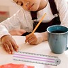 4 PCS Folding Rulers, 30cm Foldable Ruler 15cm Clear Rulers