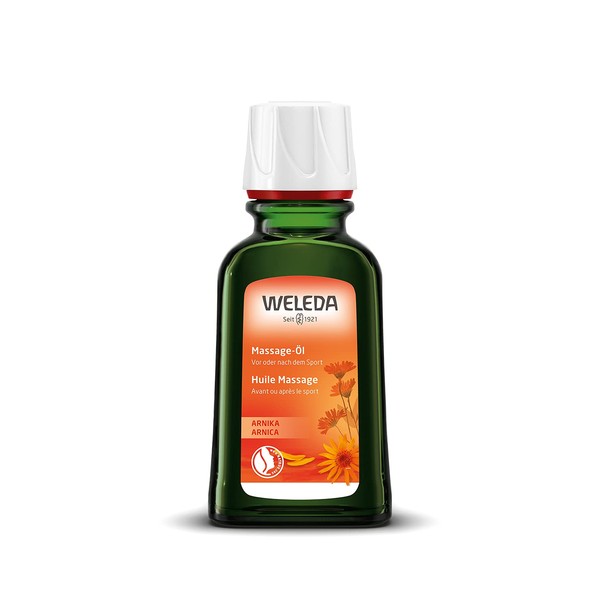 Weleda Arnica Massage Oil, 1.7 fl oz (50 ml), Sports, Body Massage Oil, Portable, Trial, Mini Size, Clear Natural Herbs, Natural Ingredients, Organic and Other Rosemary Scent