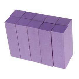 FELTECHELECTR 10pcs Sanding Block Nail File Sponge Manicure Tool for Gentle Buffing and Polishing