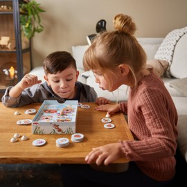 HABA HABA Pustekuchen - Geschicklichkeitsspiel ab 4 Jahren - Fördert Lippen- & Mundmotorik - Zielen und Pusten - Artikelnummer 1307030001