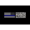 CafePress Police: Proud Parents (Black F Rectangle Bumper Sticker Car