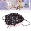 Drawstring Makeup Bags Cosmetic Bags Large Capacity Inner Zipper Pockets