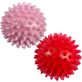 Massage Balls, Fascia Ball, Pack of 2, Magnetic High Stress Acupressure Ball, Spiked Massage Ball, Hard, Massage Balls with Nubs, for Back, Legs, Feet, Hands