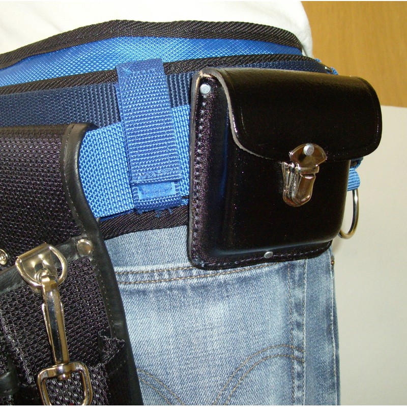 Kozuchi PC-02 Black Floor Leather Parts Case, Small