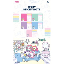 Solomon Shoji WDZY Sticky Notes, Make Up Sticky Memo, Memo Up, Post-it, Sticky Notes, Stationery (TUK)