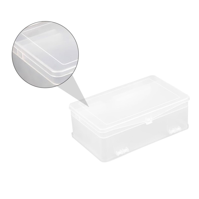 Ipetboom Double Layer Nail Tools Storage Box Organizer Dividers for