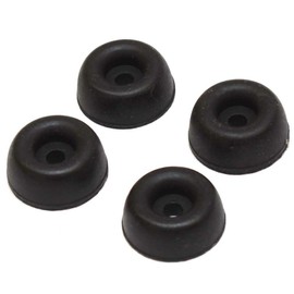 Boat Windshield Bumpers 1039239 | 1 x 3/8 Inch Rubber Black (Set of 4)