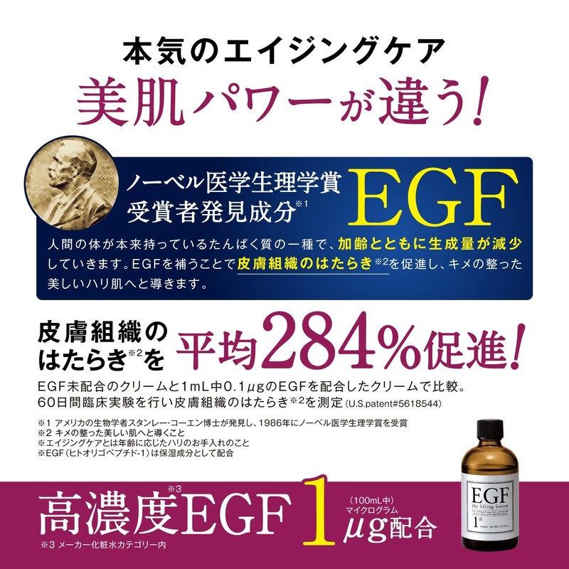 EGF Lifting Lotion (High Concentration EGF Lotion, 3.4 fl oz