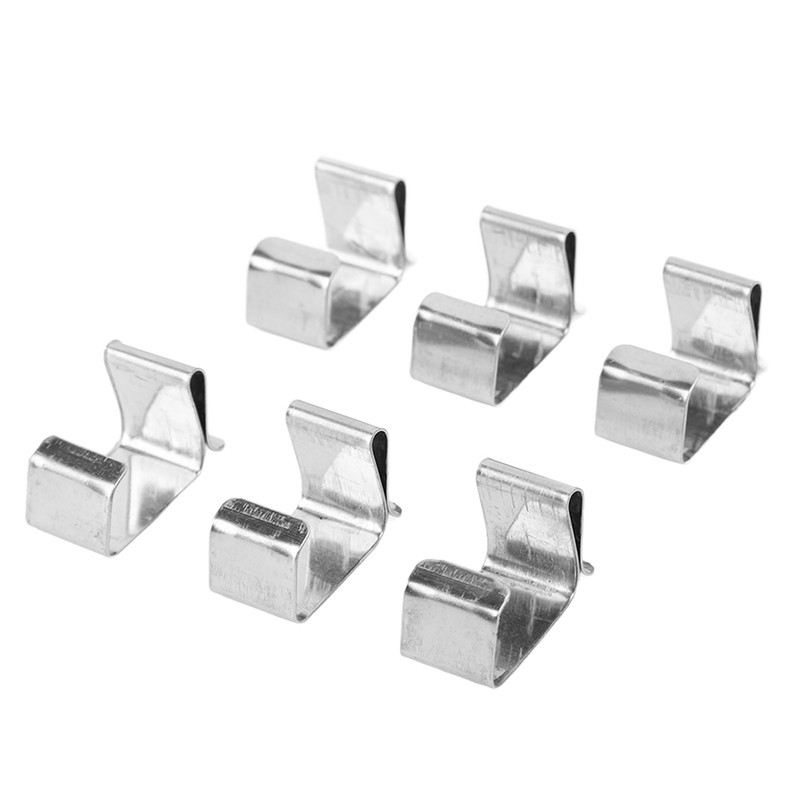 50Pcs Metal Christmas Lights Gutter Hooks Stainless Steel Christmas Lights
