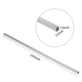 HSS Lathe Tool Bit 16mm x 16mm x 200mm Square Lathe Tool Lathe Accessories Fly Cutter Mill Blank for Craving Drilling
