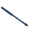 10Pcs Cross Spearhead Drill Bit Carbide Bits with 1/4in Hex