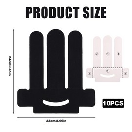 10pcs Kinesiology Tape for Shoulder, 9.45x8.66in Waterproof Shoulder Muscle Tape for Flexible Athletic Support and Physical Muscle Relaxation