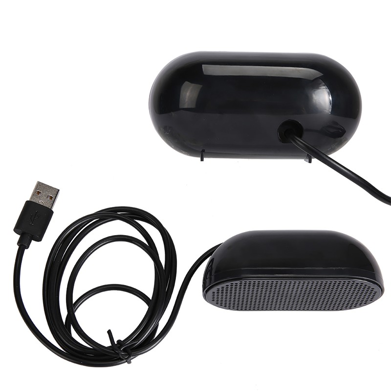 Portable Mini USB Dual Horn Units Computer Speaker Sound Box