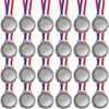 24 Piece Blank Award Medals with Neck Ribbons, Create Your