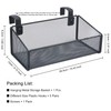 MATIMASU Bedside Caddy Hanging Storage Basket Beside Shelf Metal Organizer