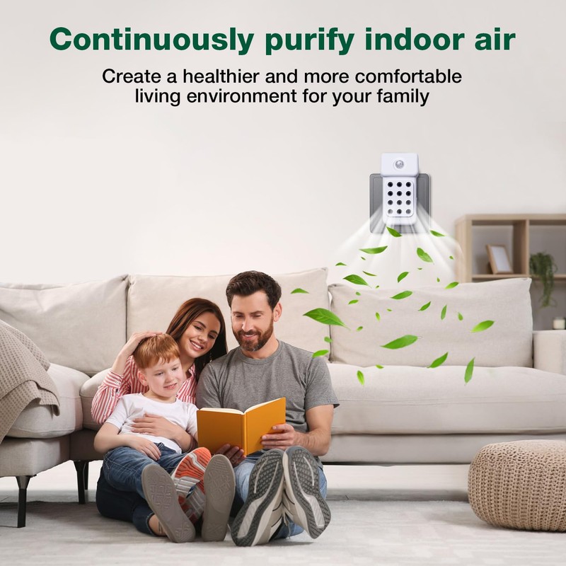 JOSTART Air Ionizer for Home (3 Pack） - Plug-in Negative