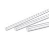 sourcing map Round Solid Aluminum Rod 8,10,12mm Diameter 300mm Length