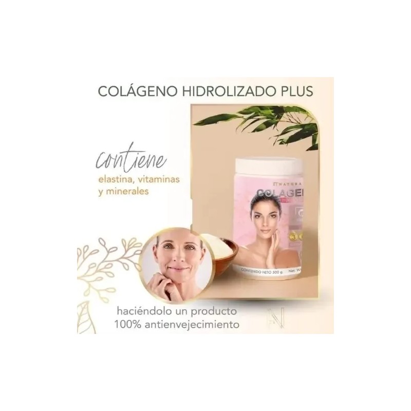 10 Pomos De Colágeno Natural Y 2 Cremas De Con