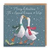 Hunts England Cousin And Wife Stunning Luxury Artistic Christmas Card