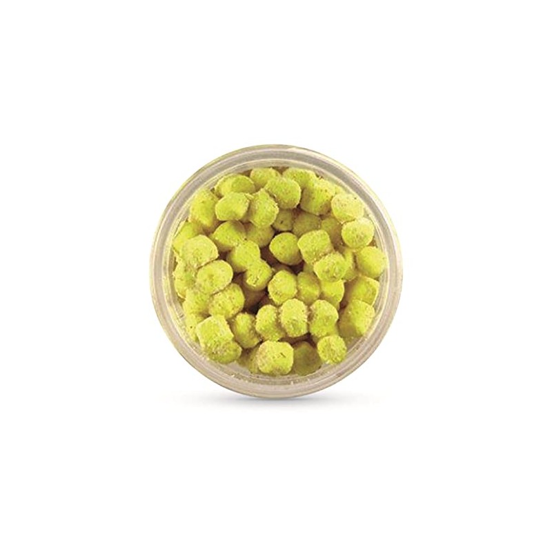 Berkley PowerBait Chroma-Glow Crappie Nibbles, Glow White, Fishing Dough Bait,
