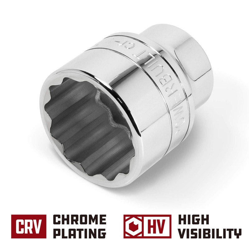 Powerbuilt 1-7/8 Inch Socket, 3/4-inch Drive, 12 Point Shallow, Z-Drive,