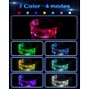 Kimimara Cyberpunk LED Glasses – Party Luminous Glasses Luminous Visor